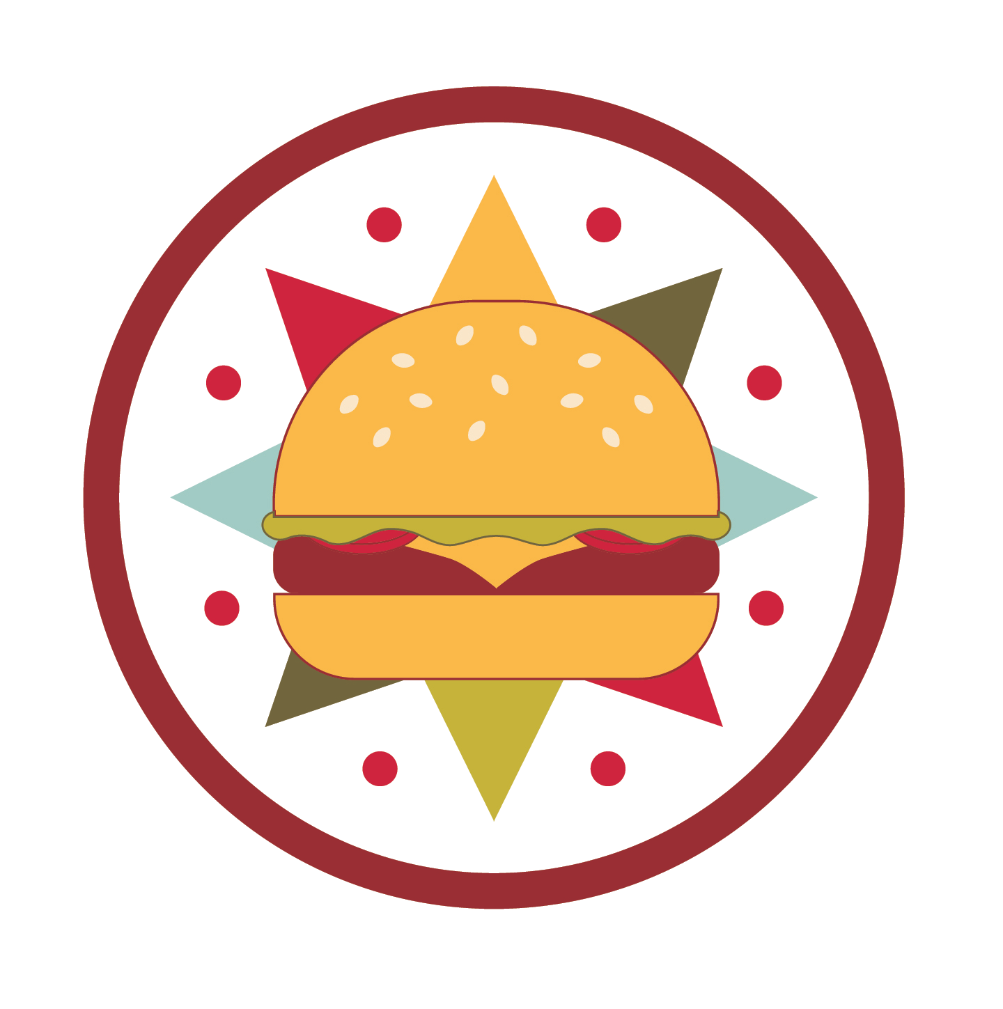 Taste of Hamburg-er Festival medallion