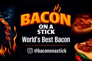 Bacon on a stick logo