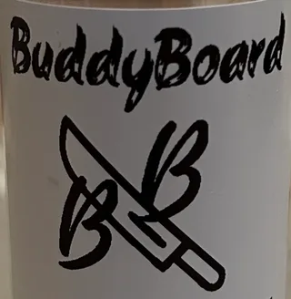 Handcrafted buddyboard logo
