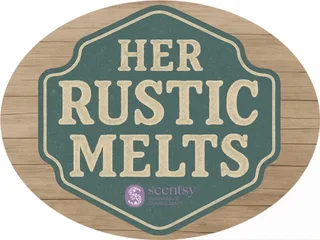 Her Rustic Melts logo