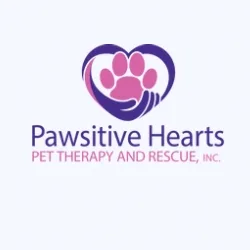 Pawsitive Hearts Pet Therapy and Rescue logo