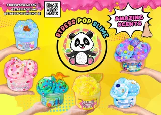 Stress Pop Slime logo